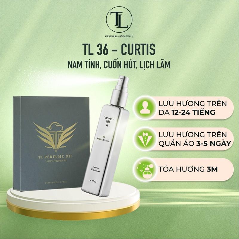 [ Hương Nam ] TINH DẦU NƯỚC HOA PHÁP TL36 DẠNG XỊT PHUN SƯƠNG 15ML. Phong cách ; nam tính, cuốn hút, lịch lãm 0