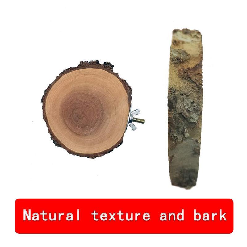 Product Introduction of Apple wooden parrot bird perch frame platform round 6