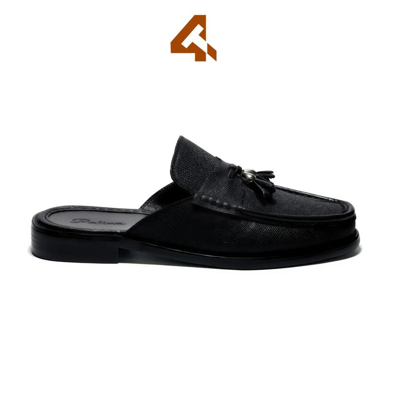 T01 Giày hở gót da nam Da bò đế phíp 3cm Tiện lợi dễ sử dụng Đi làm mùa hè sục đẹp