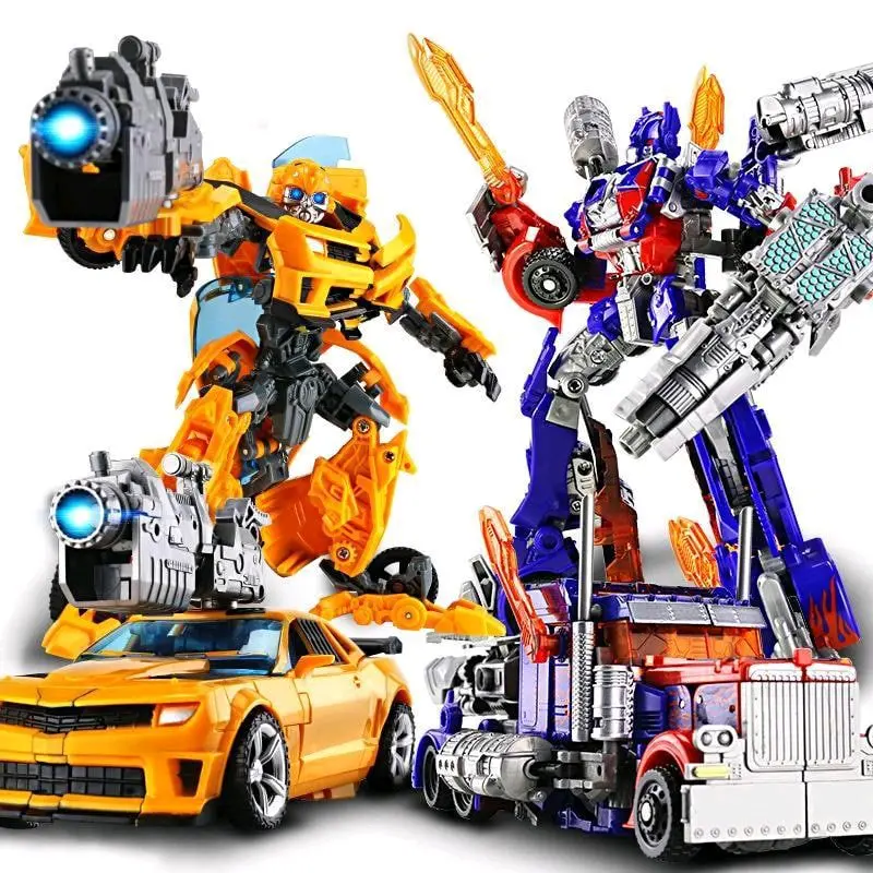 Mainan Robot Transformers Optimus Prime /Bumblebe Set Hadiah Cowok Cewek