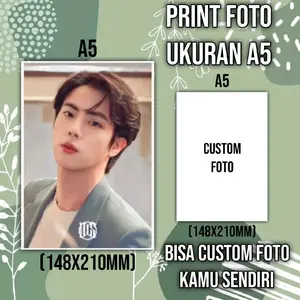 24 PCS CETAK FOTO CUSTOM MURAH A5 CUSTOM FOTO SENDIRI