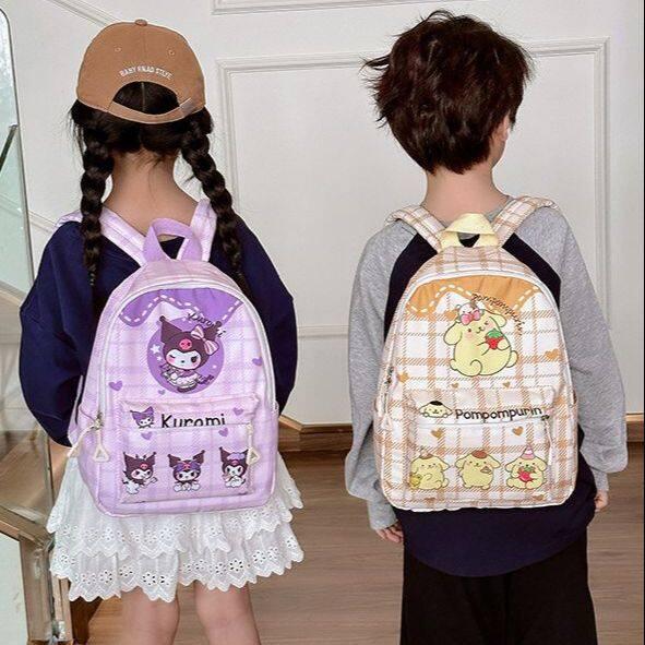 B&B Girl Kids Bag Kuromi Cinnamoroll Melody Sanrio Backpack Beg Sekolah School Bag Kindergarten Beg Budak Murah Beg Tadika Taska Beg Kanak-Kanak Melody Bag Hello Kitty Bag Cinnamoroll Bag Women's Bag Cute Cartoon Backpack 2
