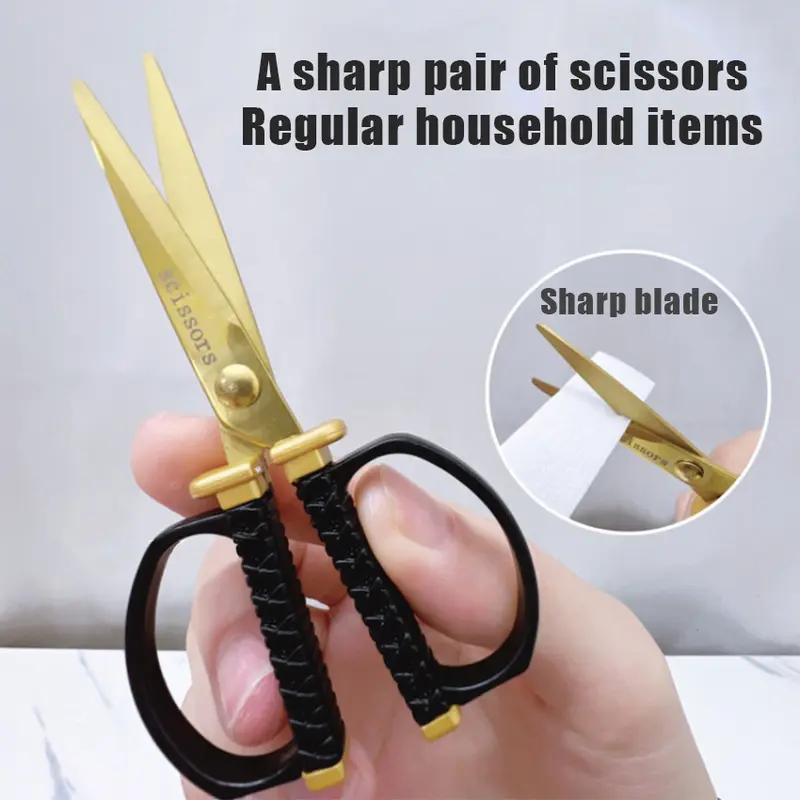 Vintage Scissors Gunting Mini Portable Stainless Steel Multifungsi untuk Jahit Kain Benang Kertas dan Nail Art dengan Desain Unik Aman dan Praktis Digunakan 2