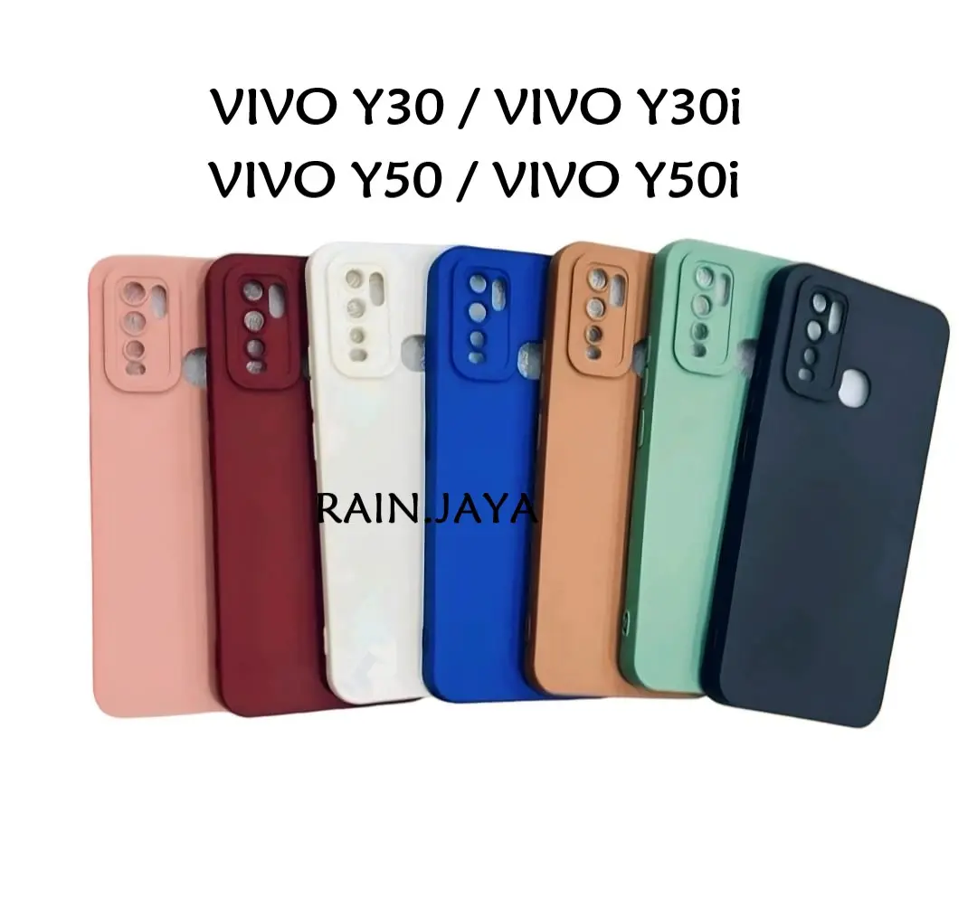 CASING HP MACARON PRO CAMERA VIVO Y30 / VIVO Y30i / VIVO Y50 / VIVO Y50i CASE PELINDUNG KAMERA PREMIUM COVER PELINDUNG HP BUMPER CASE MACARON MATTE CASING TERBARU UNTUK VIVO Y30 / VIVO Y30i / VIVO Y50 / VIVO Y50i