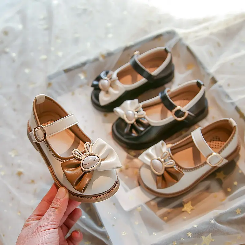 PreciousOne -  SEPATU anak perempuan motif 2 warna kelinci mata tidur - 989 0
