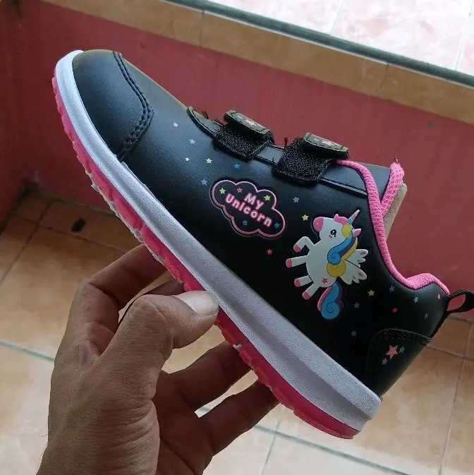 Sepatu Ando Karakter Anak Perempuan Sepatu Sekolah TK Sepatu Paud Sepatu Balita Pink Cewek Hitam pink Putih Merah Fashion Sd 5
