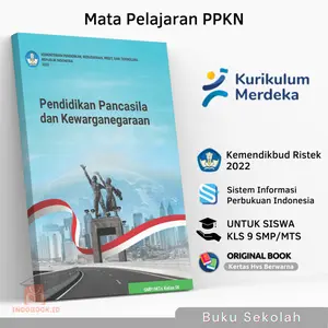 Kementerian Pendidikan Buku Paket PKN PPKN Kelas 9 IX SMP MTS Kurikulum Merdeka Belajar Pendidikan Pancasila Kewarganegaraan 2022 Original Kertas Hvs Berwarna