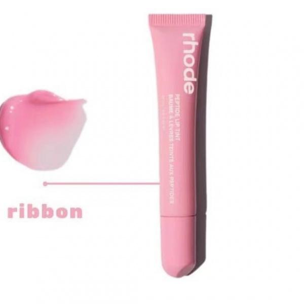 Rhode skin hormone lip tint treatment/HALEY'S Gloss Lipgloss Highest version, exclusive Long-Lasting Waterproof Blush Stick Fluffy Matte Lipstick Cosmetic Mirror Water rhode  peptide 4