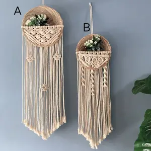 macrame wall hanging  hiasan dinding