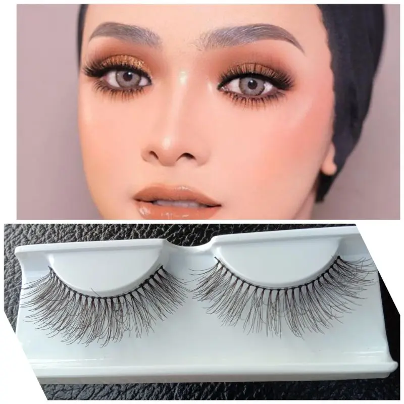 Bulu mata #747 3D natural  Lusinan 12 pasang