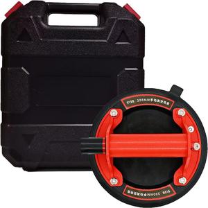 8 Inch Vacuum Suction Cup with Plastic Storage Box, 200kg Load Bearing Vacuum Lifter, Manual Lifting Tools for Granite Tile Glass