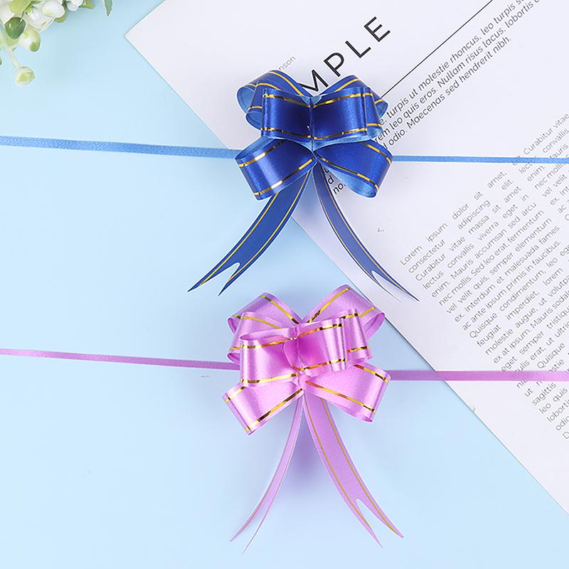 Product Introduction of 20 Pcs Ribbon Pull Bows Gift Knot Ribbon Wedding Gift Decoration Gift Wrapping Bows Packing Car Decor 29