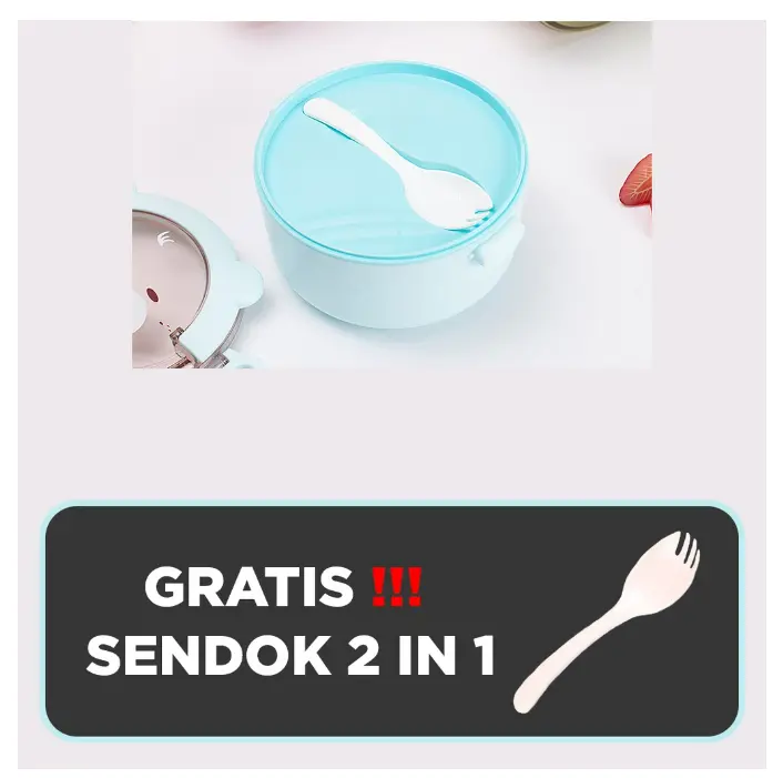 Kotak Bekal Anak | Lunch Box Set Anak | Kotak Makan Bento Anak Anti Tumpah | Kotak Bekal anak Karakter | Lunch Box Karakter | Kotak Makan Anak Karakter 4