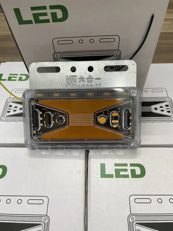 Đèn sườn xe tải soi lốp led hông chớp nháy điện 12V 24V 7