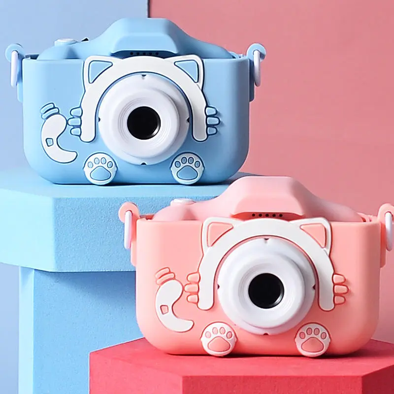 Máy ảnh trẻ em, Máy ảnh kỹ thuật số HD, Chụp ảnh, Chơi trò chơi video, Nghe nhạc, Đồ chơi trẻ em, Quà tặng hoạt hình