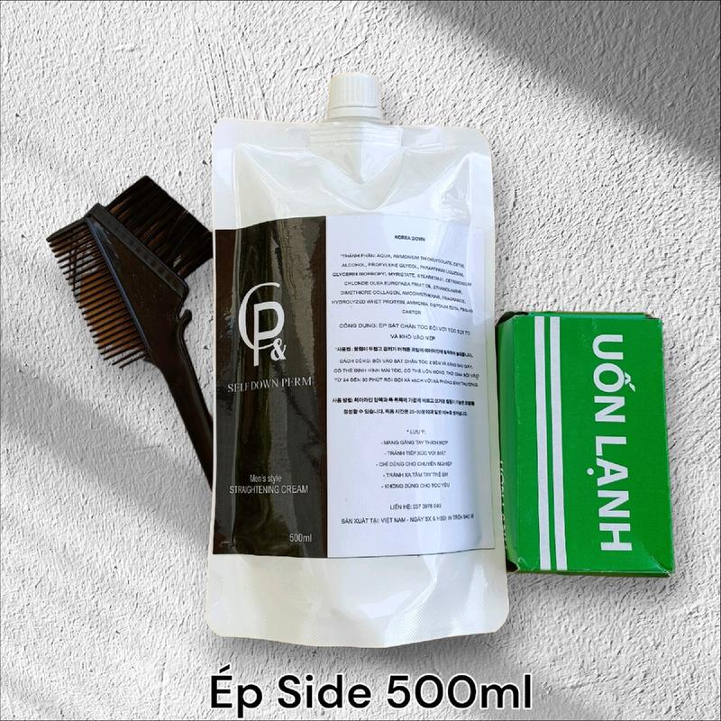 Kem Ép Side Tóc C&P 500ml (tặng kèm lược + giấy ép)