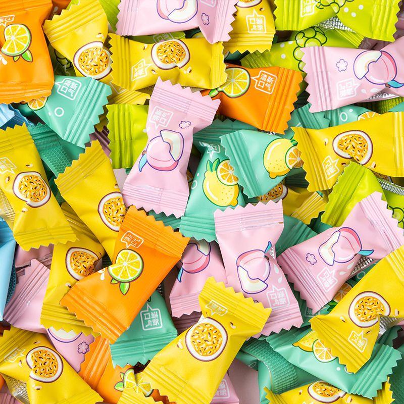 [250G TẶNG KÈM 50G] Kẹo Ngậm Vị Trái Cây Không Đường, Kẹo Ngậm Thơm Miệng, Kẹo Trái Cây Mát Lạnh
