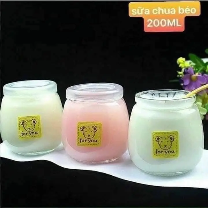 12 HŨ LÀM SỮA CHUA THỦY TINH 200ML Làm sữa chua, đựng yến, đựng dầu dừa.... #85k/ hộp 12 hũ 200ml Di dỉ gì di cái gì cũng đựng được ý ạ tiện c ực k ì  Ko Mua Là Tiếc lắm nha    HŨ SỮA CHUA  200ML TO HƠN ĐÃ HƠN