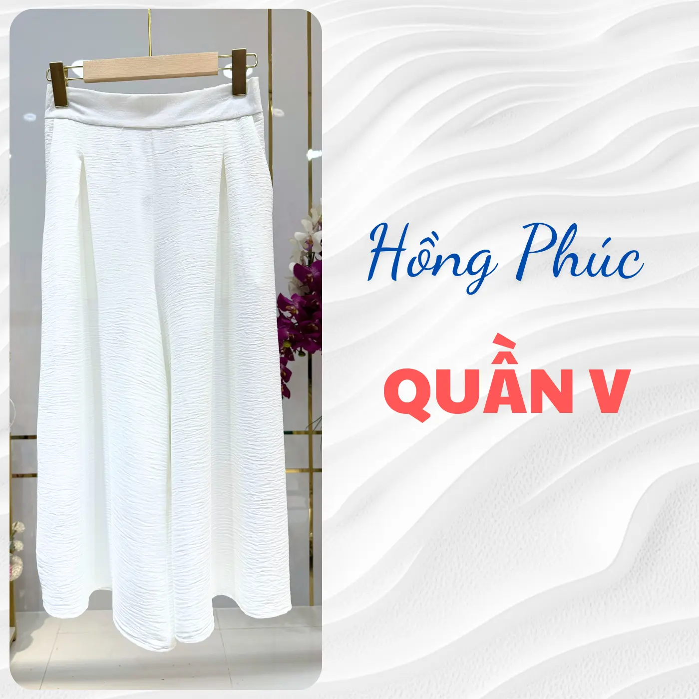 Quần váy form ống rộng đủ màu, phối với nhiều kiểu áo (50-87kg) - Thời trang bigsize Hồng Phúc