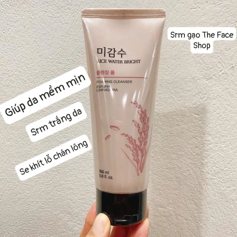 SỮA RỬA MẶT CÁM GẠO HÀN QUỐC - sáng da , cấp ẩm mịn màng , dưỡng trắng 150ml drplankton sữa  rửa 1