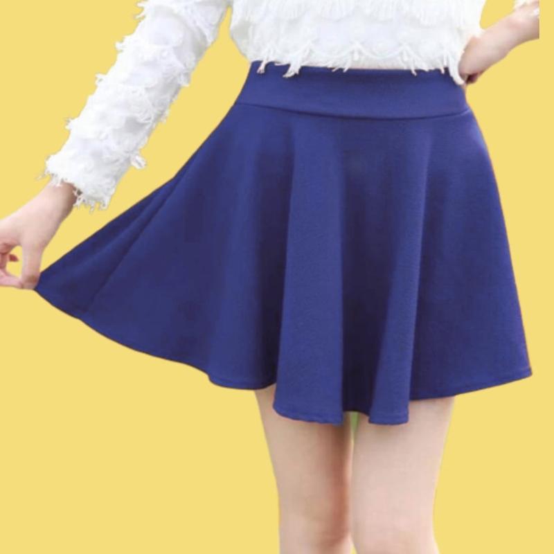 rok pendek/rok pendek wanita/rok senam pendek/rok wanita terbaru/rok korea Formal Panjang Scuba Variasi Santai Mini 7