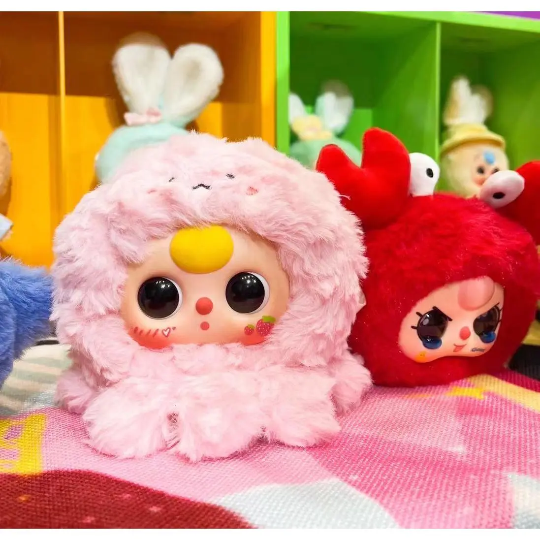 พร้อมส่งในไทย babythreeสัตว์ทะเล เบบี้ทรีมหาสมุทร เป็นพวงกุญแจด้วย น่ารักมากๆ ส่งเร็วส่งไว ของแท้ ราคาต่อ1จุ่ม