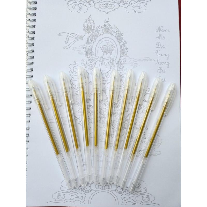  Bút nhũ vàng Bút chép kinh Bút tô tranh phật 1 cây 