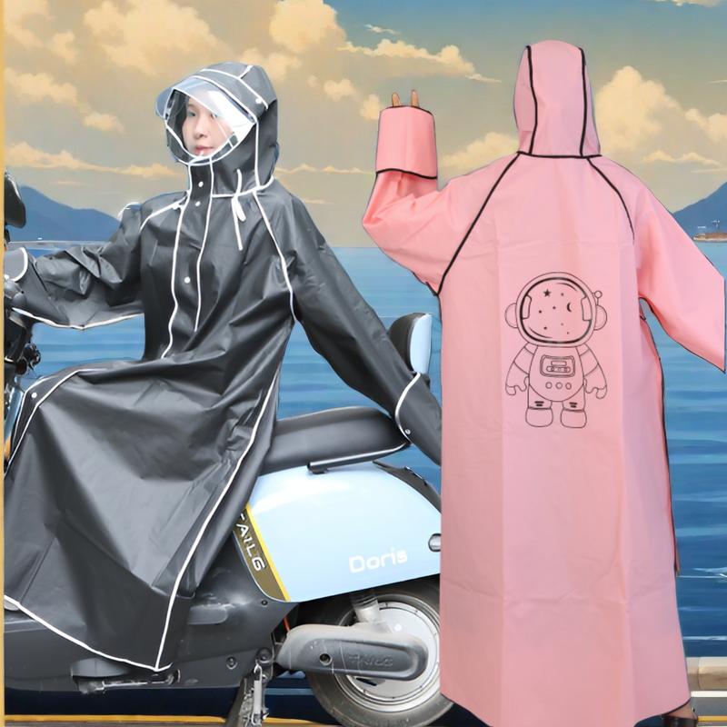 Áo mưa bộ người lớn trùm toàn thân thời trang người lớn gấp gọn nam măng tô nữ eva khoá kéo