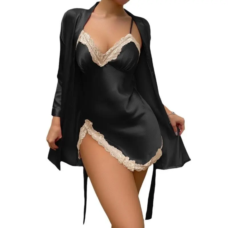 Camisole erotic nightgown, sexy home wear for women, camisole nightgown dress 0