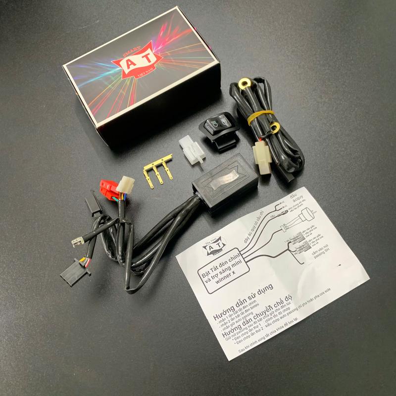 Mạch Passing Đèn Trợ Sáng Bi Cầu Mini Tích Hợp Lắp Như Zin Kết Hợp Tắt Đèn Chính Cho Winner X