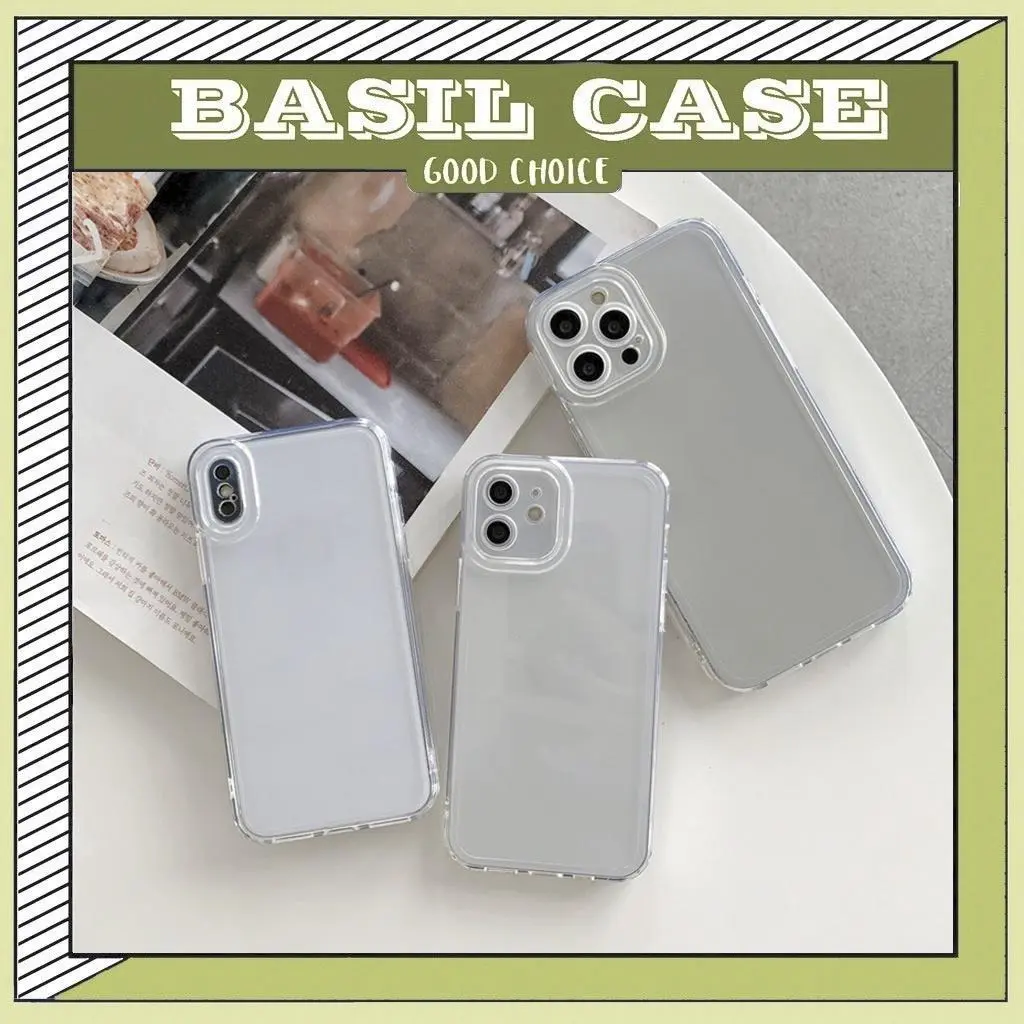 Ốp lưng viền trong Ốp trong cạnh vuông bảo vệ camera silicon nhựa dẻo TPU bảo vệ máy bảo vệ camera