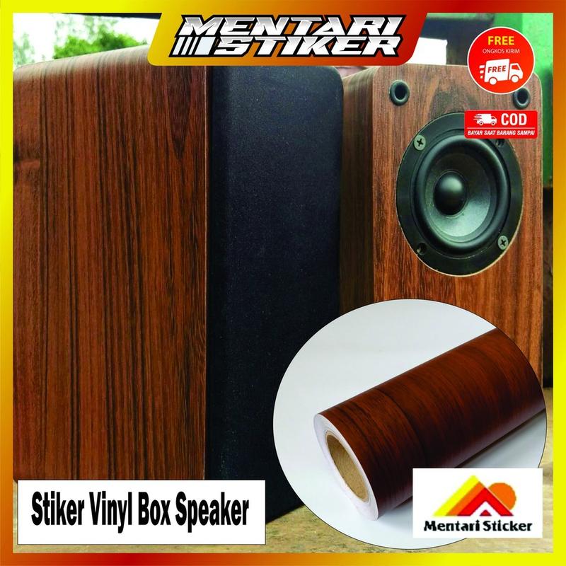Stiker Vinyl Box Speaker Motif Kayu/Stiker Sound Sistem - Shop | Tokopedia