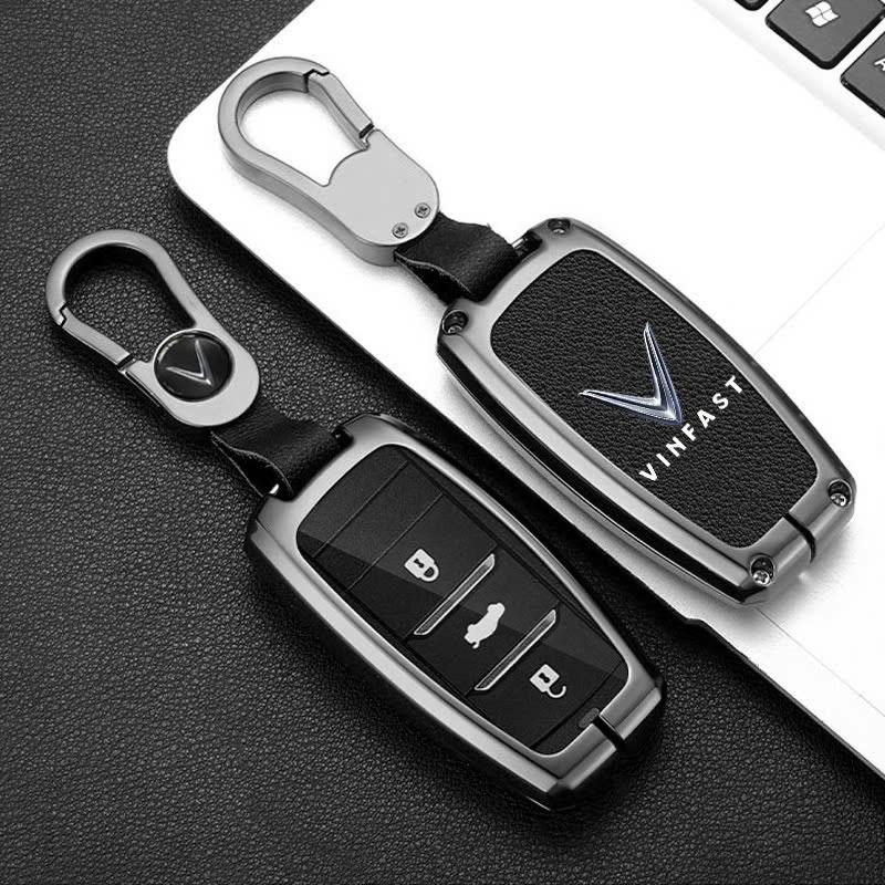  Ốp Chìa Khóa Xe Điện Vinfast VF5 Chất Liệu Hợp Kim cao cấp Móc Khoá Móc Khóa 