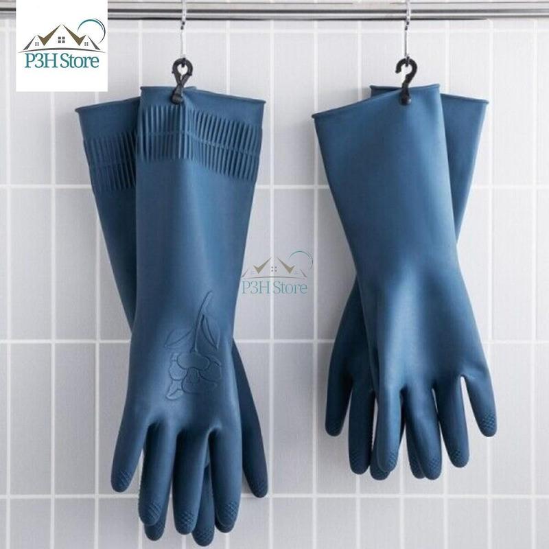 Găng tay vệ sinh , rửa chén LocknLock cao su tự nhiên dày dặn màu xanh navy