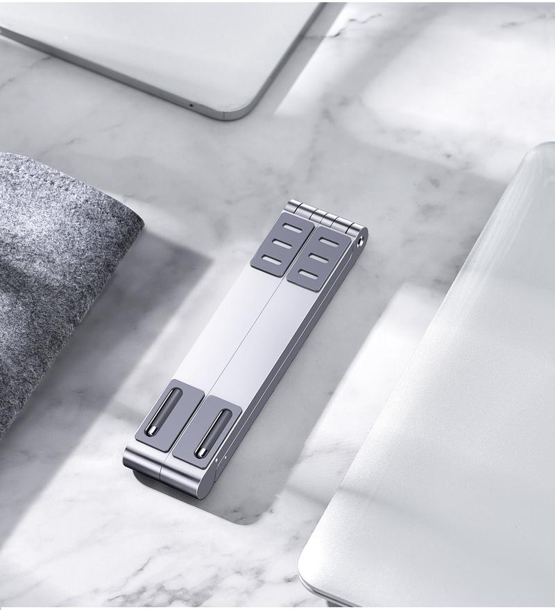 Product Introduction of Giá Chân Đế Máy Tính Xách Tay Bằng Nhôm Có Thể Gập Lại 3 Trong 1, Giá Đỡ Máy Tính Để Bàn Cầm Tay Giá Đỡ Máy Tính Xách Tay, Hỗ Trợ Máy Tính Xách Tay Để Sử Dụng Với Macbook Pro Và Air 7-15 Inch 29