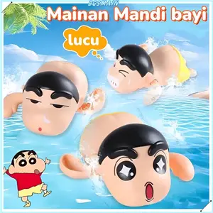 [COD]Crayon Shin-Chan Mainan Mandi Bayi/Mainan Shower Air/Mainan Mandi Bayi Naga/Mandi Bayi Putar Jarum Jam/Mainan Mandi Bayi Baby Bath Toys/Kesenangan Memandikan Bayi Trend Bayi Usia 1-3tahun