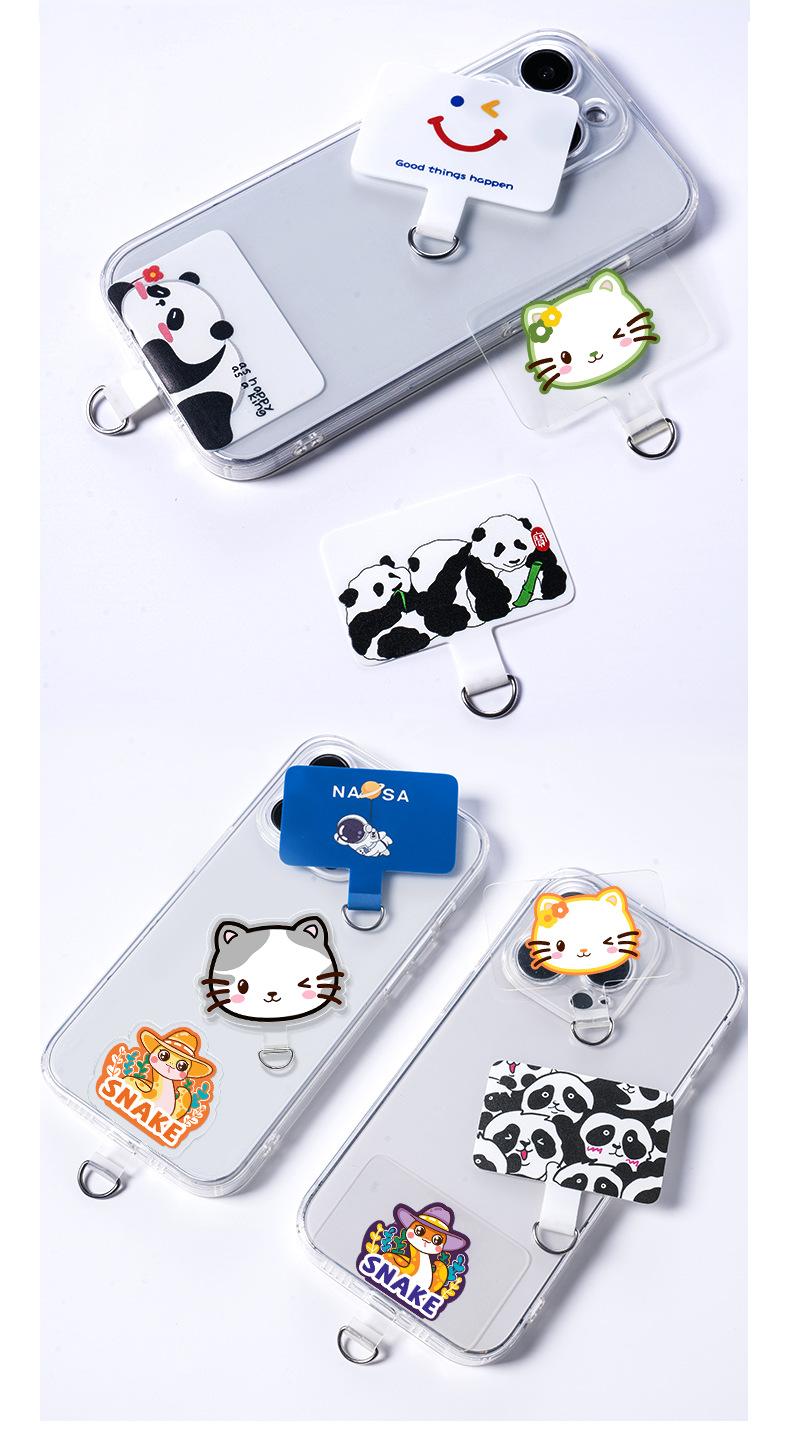 Product Introduction of Kẹp Dây Đeo Buộc Điện Thoại Tùy Chỉnh Miếng Đệm Vải Tpu Tùy Chỉnh Miếng Dán Lưng Thẻ Dây Treo Đầu Nối Pvc Giá rẻ 9