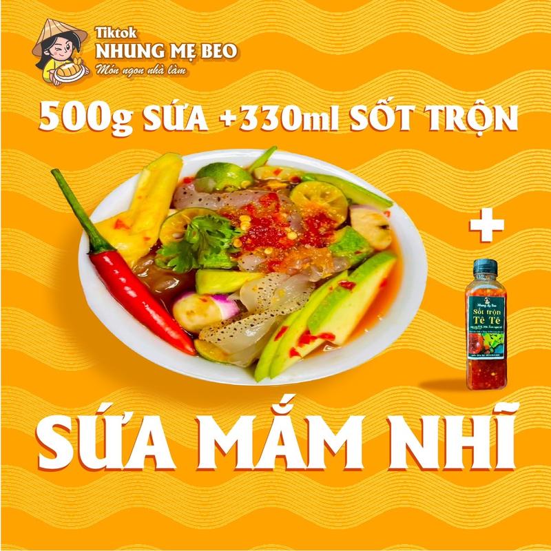 500g[SỨA ĐỦ MÓN] Sứa Mắm Nhĩ, Thân sứa, Ram Sứa, Móng Sứa đặc sản Nhung Mẹ Beo