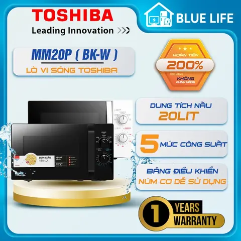Lò Vi Sóng Toshiba MW2-MM20P(BK) 20L - Hàng Chính Hãng