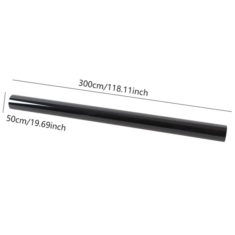 Phim Chống Nắng Và Cách Nhiệt Kính Xe Hơi, Phim Cửa Sổ Ô Tô Màu Đen, Phim Nóc, Với Que Bông Năng Lượng Mặt Trời 1