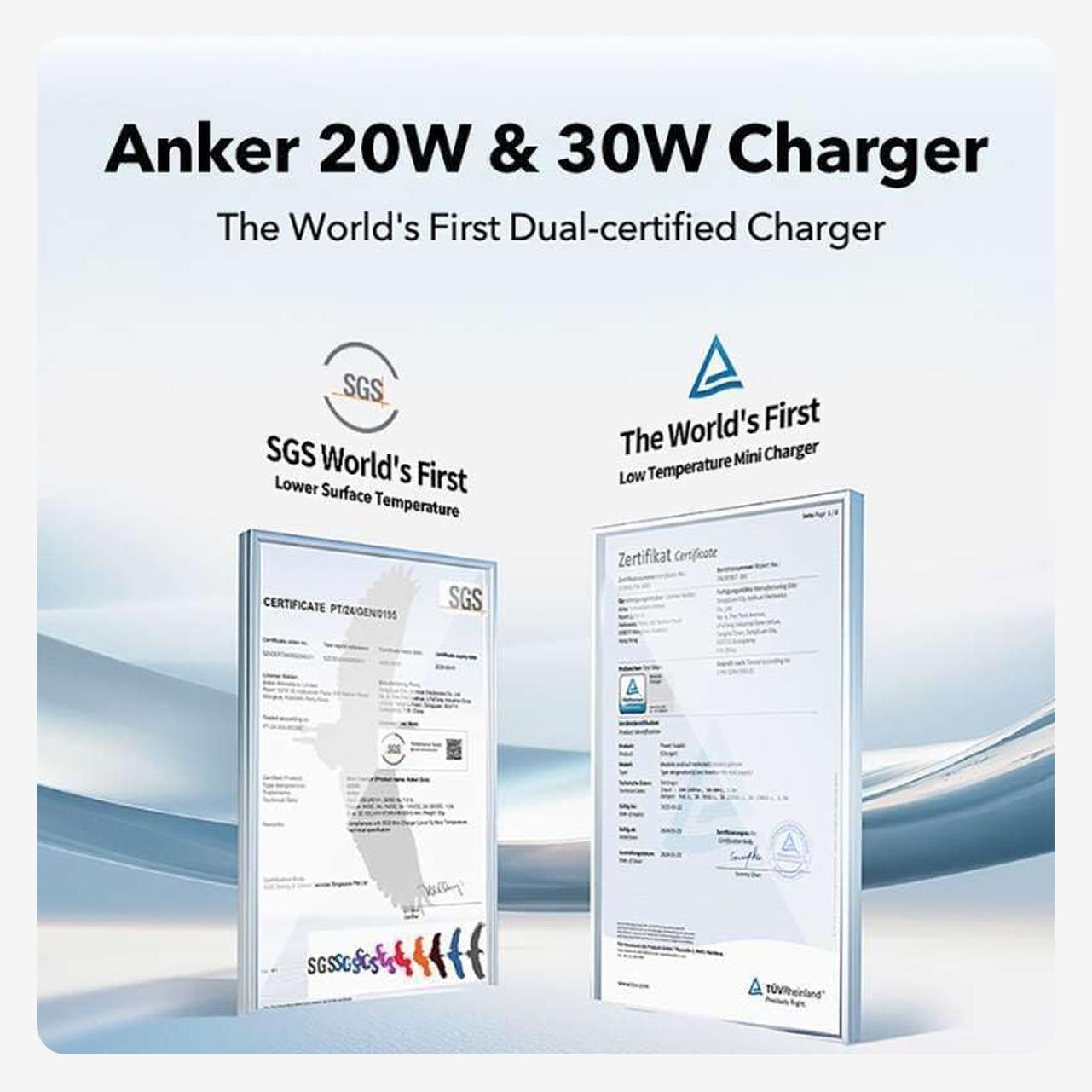 Anker Wall Charger 1C 25W GAN Zolo - Black A2656L11