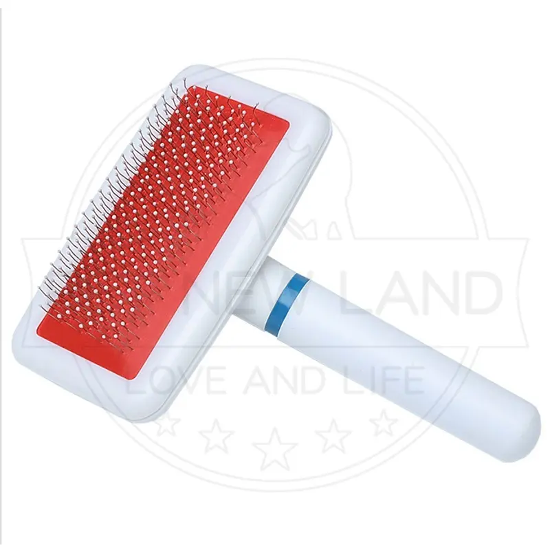 berus kucing Sisir Kawat Grooming Sikat Kucing Anjing Pijat Perawatan Rambut Grooming Hewan 8
