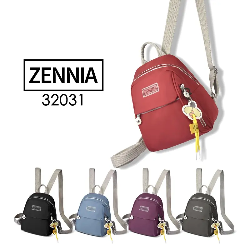 Tas Ransel Mini Zennia 32031 Multifungsi Motif Terbaru Tas Kecil Fashion 8