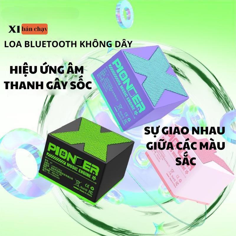 Loa Bluetooth, X1 mini, Siêu trầm, Chất lượng cao cấp, Loa nhỏ gọn, Cầm Tay, Có Thể Mang Theo Bất Cứ Đâu. Loa mini, âm trầm nổi Stereo Mạnh Mẽ, chất lượng HiFi, thích hợp cho âm Nhạc
