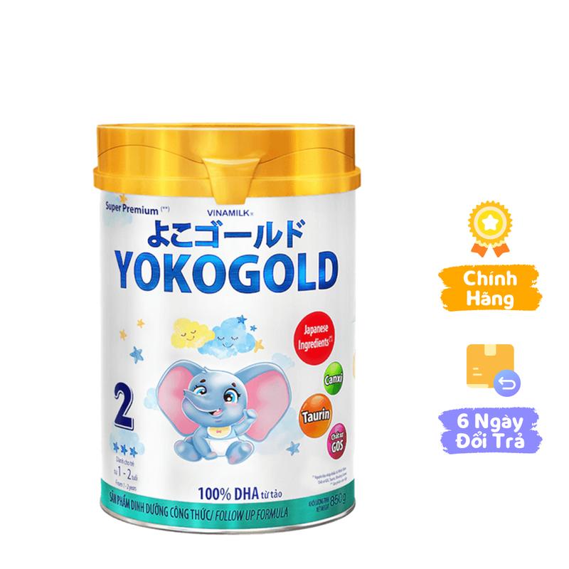 Sữa Vinamilk Yoko Gold 2 cho bé từ 1-2 tuổi 850g