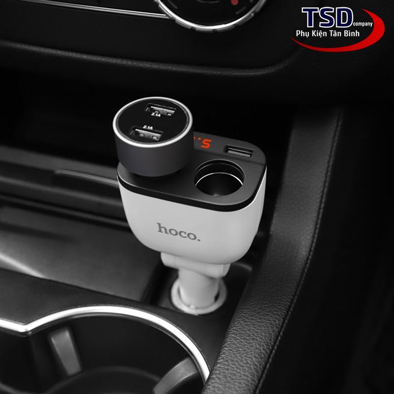 Tẩu Sạc Ô tô Đa Năng Chia Tẩu Hoco Z28 Chính Hãng 6