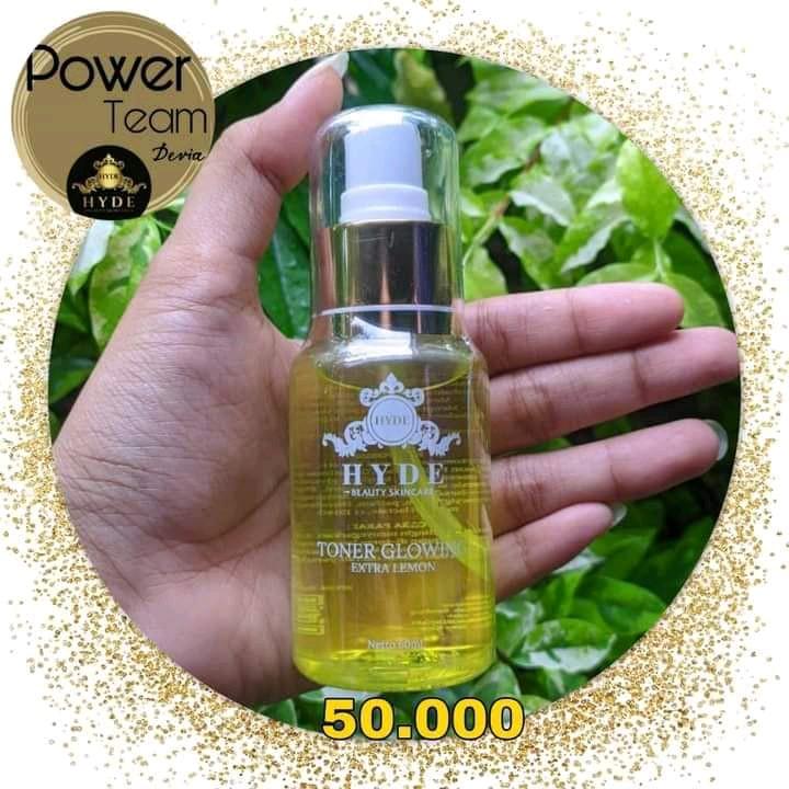 TONER GLOWING LEMON HYDE BEAUTY SKINCARE Wajah Mencerahkan Berjerawat 0