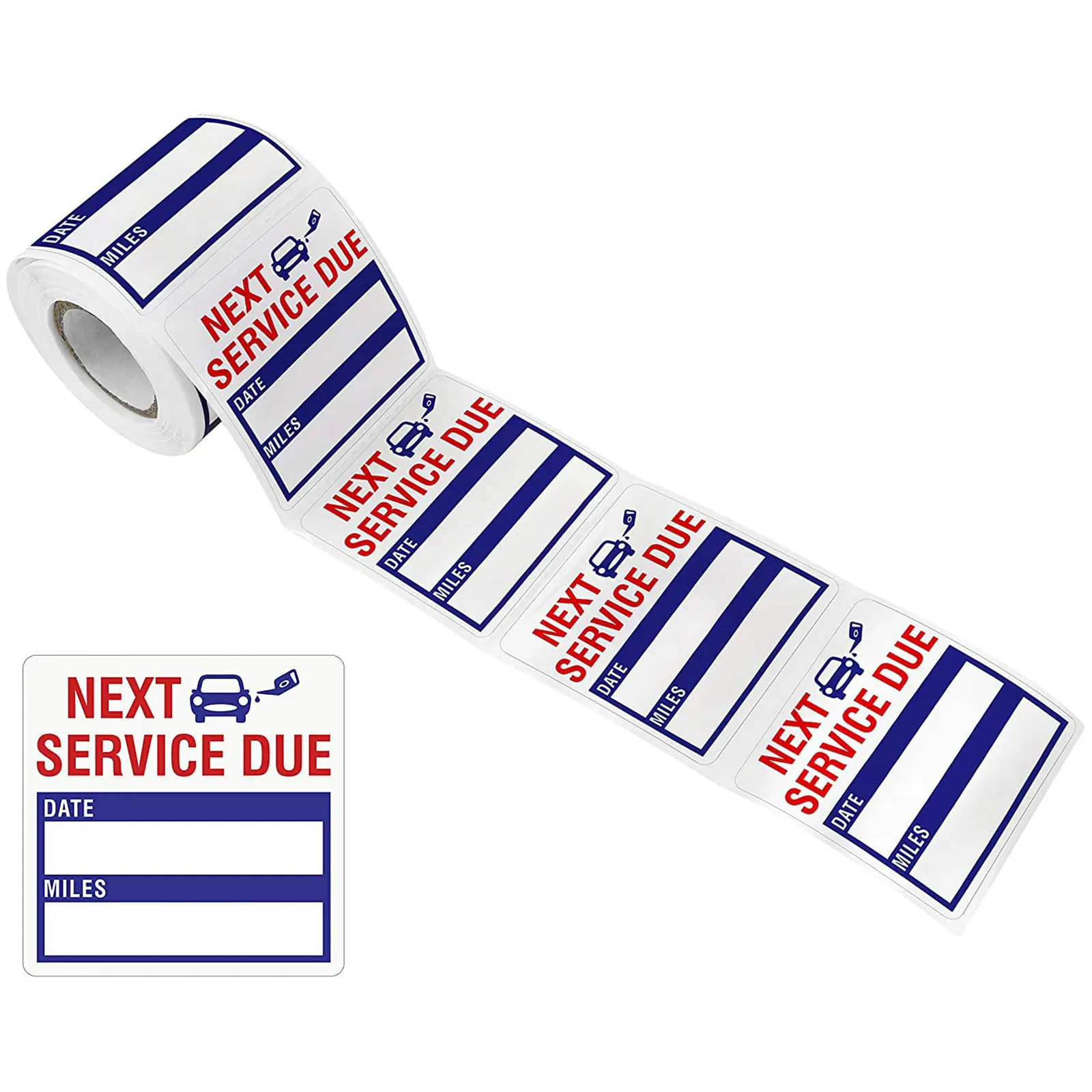 Removable Vinyl Stickers in Roll with Perforation Line 300 Sitckers Per ...