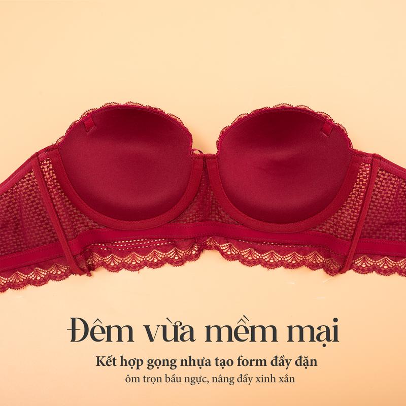 Áo lót nữ đệm vừa phối ren  AL176 4