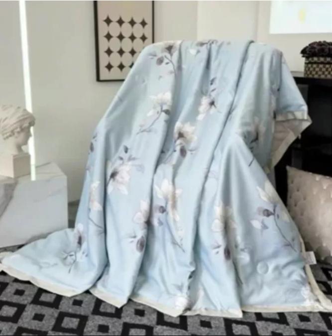 CHĂN HÈ MỀN LỤA THÁI KÍCH THƯỚC 2Mx2M3 CHẤT LIỆU MỀM MIN, THOÁNG MÁT 7